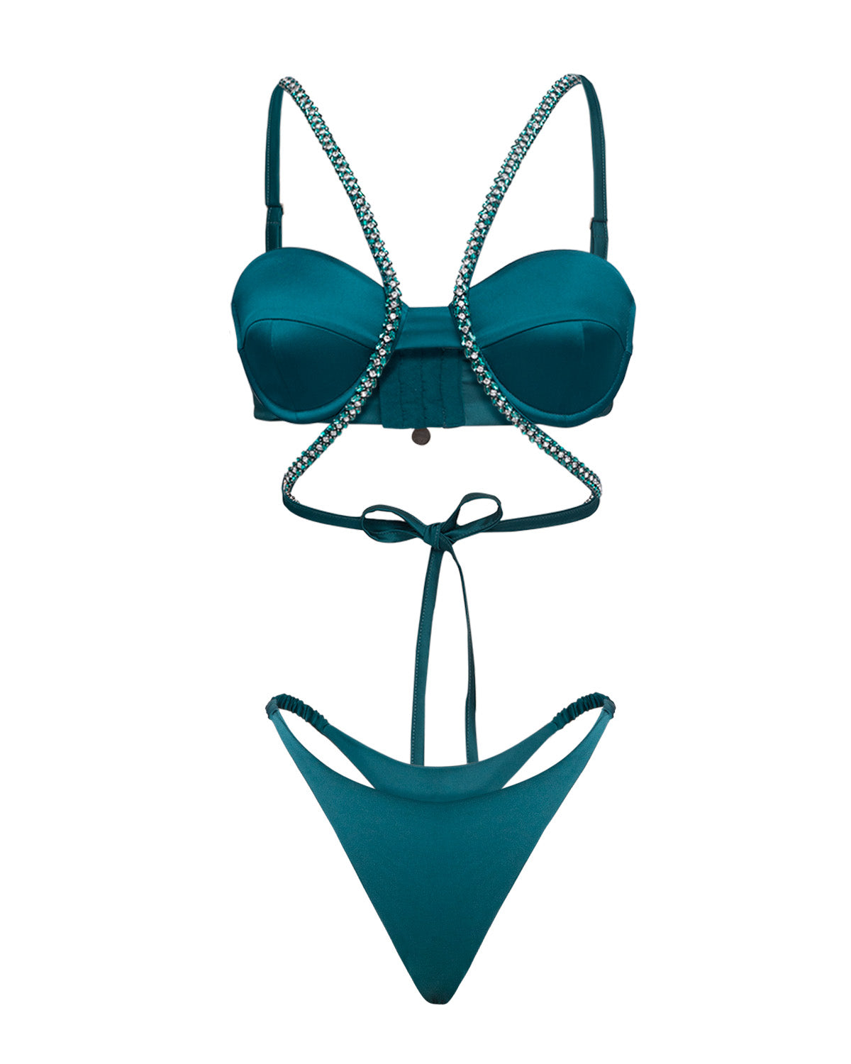 Ethereal Embrace Set - Green Emerald