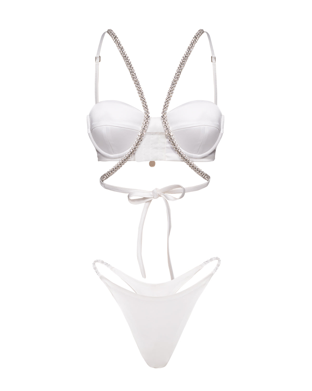 Ethereal Embrace Set - Pearl White