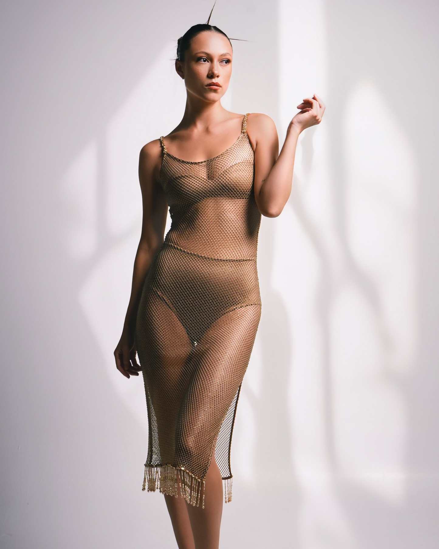 Penelope Dress - Gold